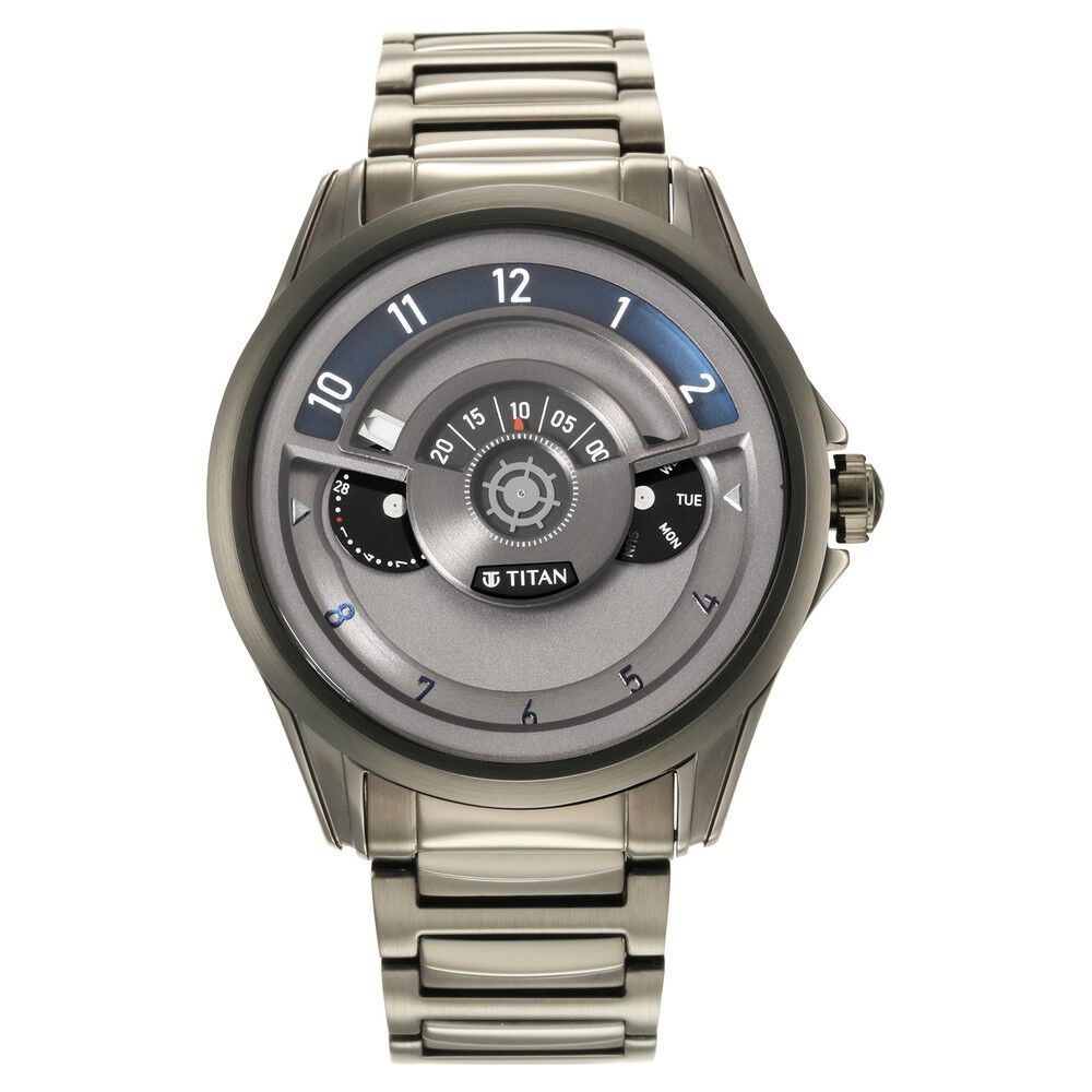 Buy Online Titan Maritime Quartz Multifunction Anthracite Dial