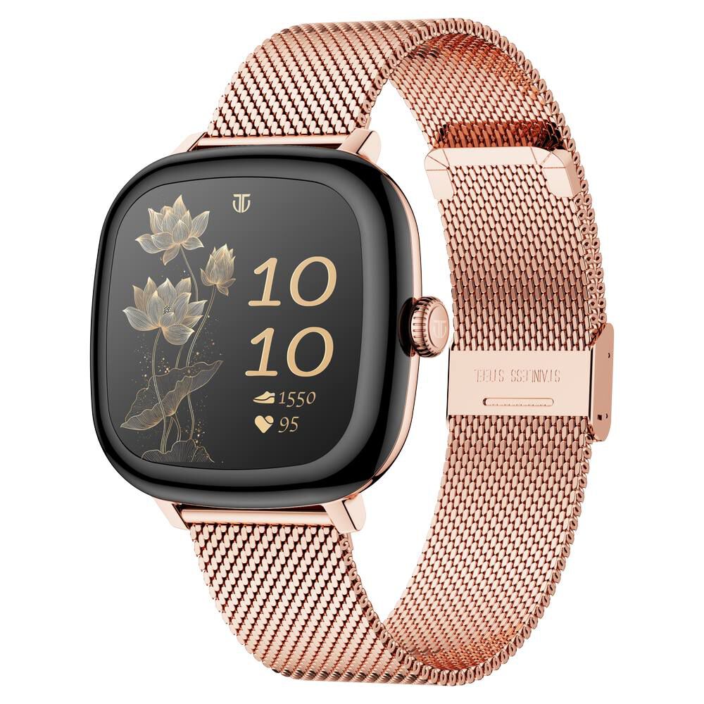 Titan AiRA Women Smartwatch 1.70" inch AMOLED Display, AI Chat, Functional Crown, 24/7 Health Suite, HRM, Luna Wellness.