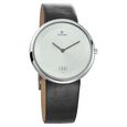 Titan Quartz Analog Silver Dial Leather Strap Watch for Men - image number 1