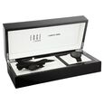 Titan Edge Carbon Fibre Quartz Analog Black Dial Leather Strap Unisex Watch - image number 6