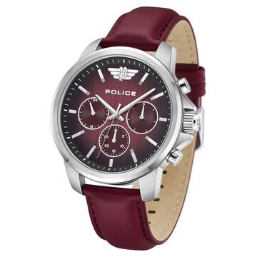 Police Black Dial Quartz Multifunction Watch for Men