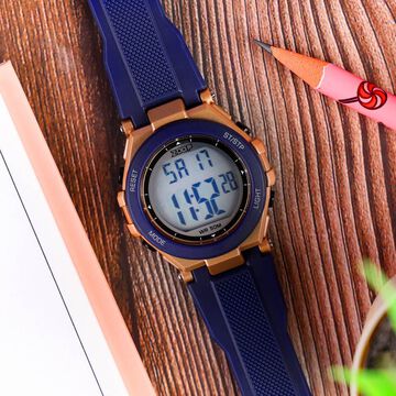 Zoop Bolder Digi Digital Watch With Blue Strap For Kids From House Of Titan