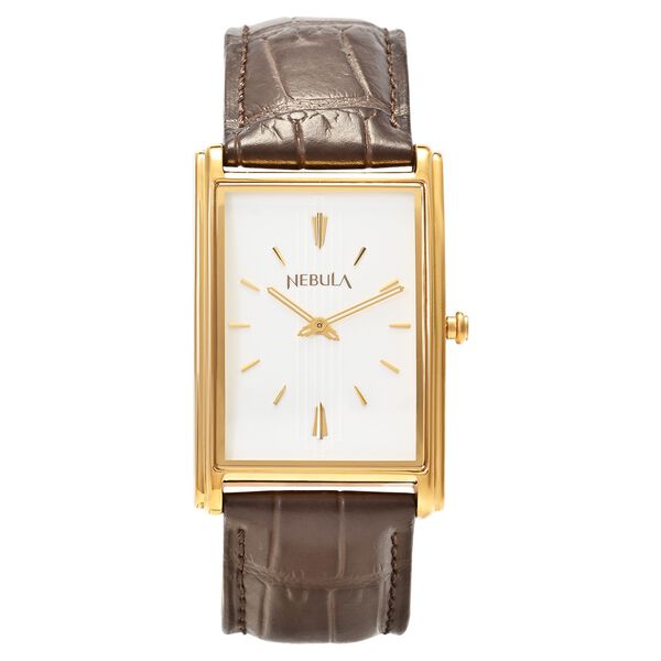 Titan Nebula Art Deco 18k Gold Analog Watch for Men  - image number 0