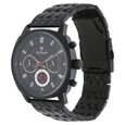 Titan Quartz Chronograph Black Dial Stainless Steel Strap Watch for Men - image number 1