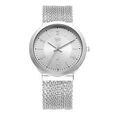 Fastrack Vyb Flare Quartz Analog Silver Dial Metal Strap Watch for Girls - image number 0
