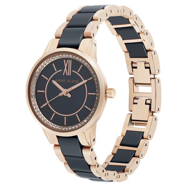 Anne Klein Quartz Analog Blue Dial Ceramic Strap Watch for Women - image number 2
