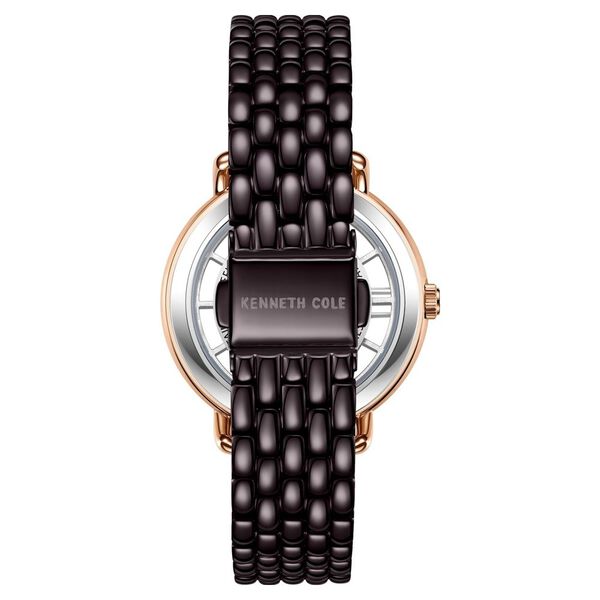 Kenneth Cole Quartz Analog Brown Dial Stainless Steel Strap Watch for Women - image number 2