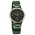 Titan Edge Bicolour Quartz Analog Green Dial Green Ceramic Strap Watch For Women - image number 1