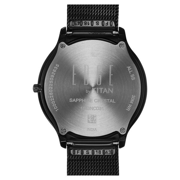Titan Edge Murals Quartz Analog Grey Dial Stainless Steel Strap Watch For Men - image number 6