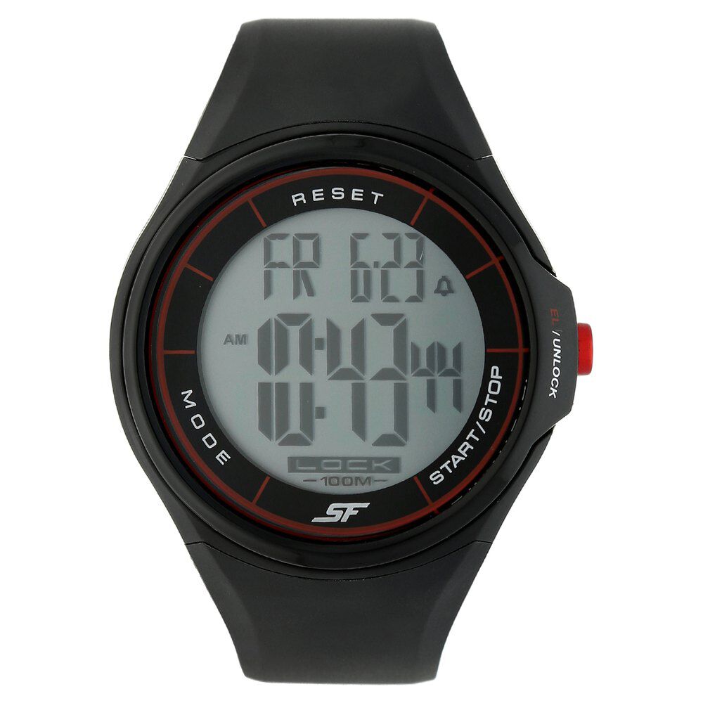 Buy Online SF Digital Dial Plastic Strap Watch for Men