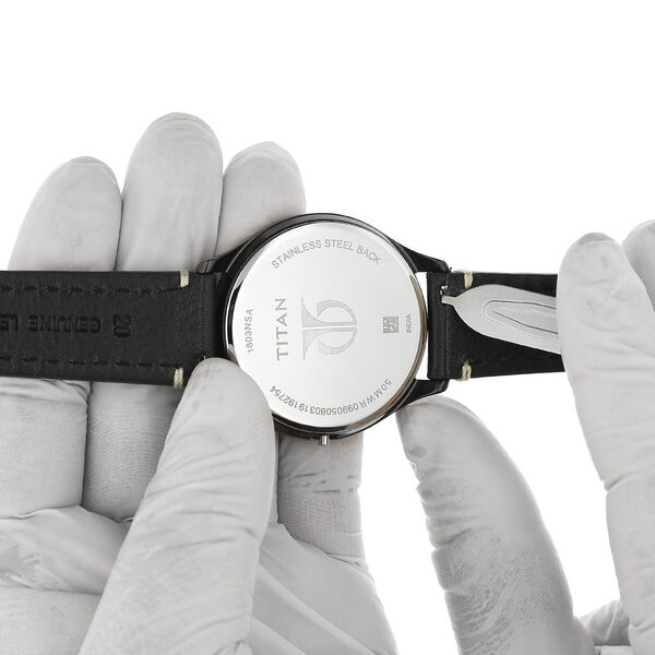 24 mm Tan Genuine Leather Straps for Men - image number 5