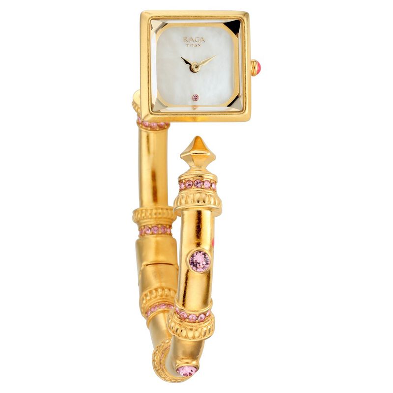 Titan Raga X Masaba Mother of Pearl Dial Women Watch With Metal Strap - image number 0
