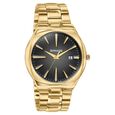 Sonata Festive Quartz Analog Black Dial Gold Metal Strap Watch For Men - image number 1