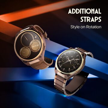 Fastrack Marvellous FX3 Smartwatch with 1.43" AMOLED Display, Slim 10.4mm Design, HRM, Additional Silicone Strap