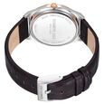 Kenneth Cole Silver Dial Quartz Analog with Date Leather Strap Watch for Men - image number 4