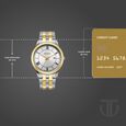 Titan Karishma Festive Analog with Silver Dial Dual Tone Stainless Steel Strap Watch for Men - image number 3