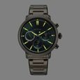 Titan Stellar Quartz Multifunction Green Dial Stainless Steel Strap Watch for Men - image number 2
