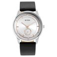 Titan Solidarity Silver Dial Analog Leather Strap watch for Men - image number 1