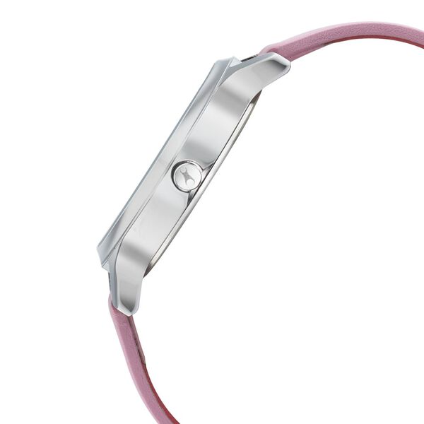 Fastrack Sunburn Quartz Analog Pink Dial Leather Strap Watch for Girls - image number 3