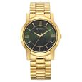 Titan Karishma Zing Quartz Analog Green Dial Golden Stainless Steel Strap Watch For Men - image number 0