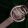 Titan Animalia Quartz Analog Dial Brown Stainless Steel Strap Watch For Women - image number 0