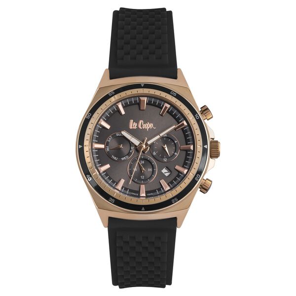 Lee Cooper Quartz Chronograph Black Dial Watch for Men - image number 0