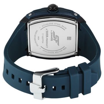 SF Maiden Voyage Sport Watch - Blue Dial & Strap - Tonneau Shaped Case with Multifunction movement