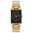 Titan Rectangle Black Dial Analog with Date Stainless Steel Strap watch for Men