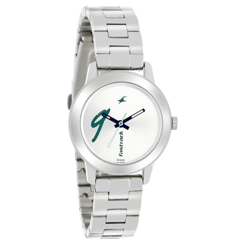 Buy Online Fastrack Tropical Waters Quartz Analog Silver Dial Metal ...