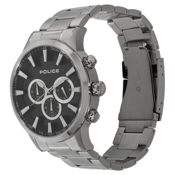 Police Quartz Chronograph Black Dial Metal Strap Watch for Men - image number 1