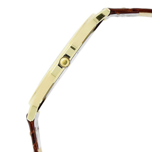 Titan Edge White Dial Analog with Date Leather Strap Watch for Men - image number 2