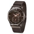 Kenneth Cole Multifunction Brown Dial Stainless Steel Strap Watch For Men - image number 1
