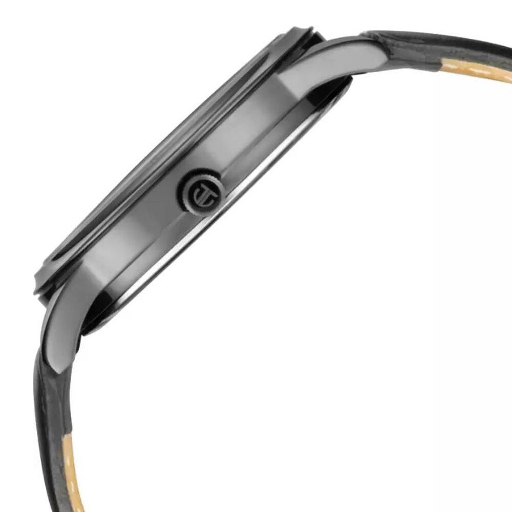 Buy Online Titan Neo Black Dial Analog with Date Leather Strap