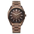 Vyb Quest By Fastrack Quartz Analog Brown Dial Brown Metal Strap Watch For Guys - image number 1