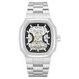 Kenneth Cole Automatic Black Dial Silver Stainless Steel Strap Watch For Men - image number 0