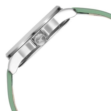 Fastrack Exuberant Quartz Analog White Dial Leather Strap Watch for Guys