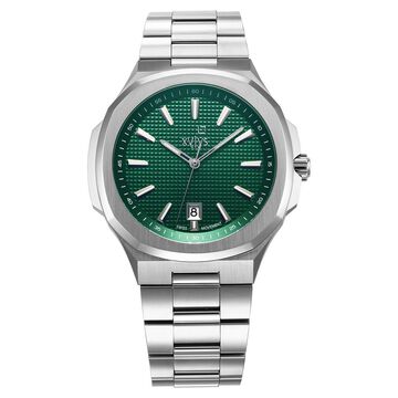 Xylys Integra Swiss Analog Stainless Steel Green Dial Watch for Men