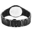 Titan Edge Ceramic Quartz in Glossy Black with Diamonds and Black Dial Watch for Men - image number 4