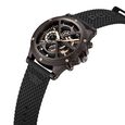 Police Multifunction Black Dial Silicone Strap Watch For Men - image number 3