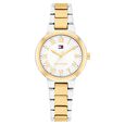 Tommy Hilfiger Quartz Analog White Dial Two Toned Stainless Steel Strap Watch For Women - image number 0