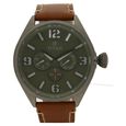 Titan Analog Black Dial with Date Leather Strap Watch for Men
