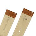 24 mm Tan Genuine Leather Strap for Men - image number 4