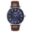 Sonata Poze Quartz Analog Blue Dial Leather Strap Watch for Men - image number 1
