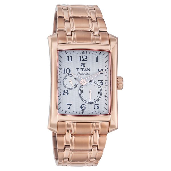 Titan Quartz Multifunction White Dial Watch for Men - image number 0