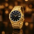 Titan Regalia Dodecagon Quartz Analog with Date Brown Dial Rose Gold Stainless Steel Strap Watch For Men