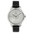 Titan Quartz Analog Silver Dial Leather Strap Watch for Women - image number 0