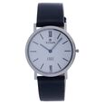 Titan Edge Quartz Analog White Dial Black Leather Strap Watch For Men - image number 0