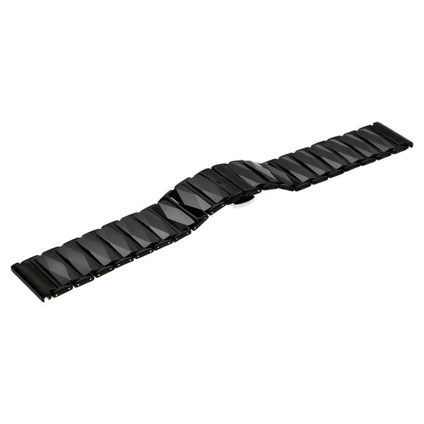 22 mm Black Ceramic & Metal Straps for Men - image number 2