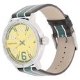 Fastrack Varsity Quartz Analog Yellow Dial Leather Strap Watch for Guys - image number 1