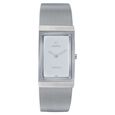 Titan Quartz Analog White Dial Metal Strap Watch for Women